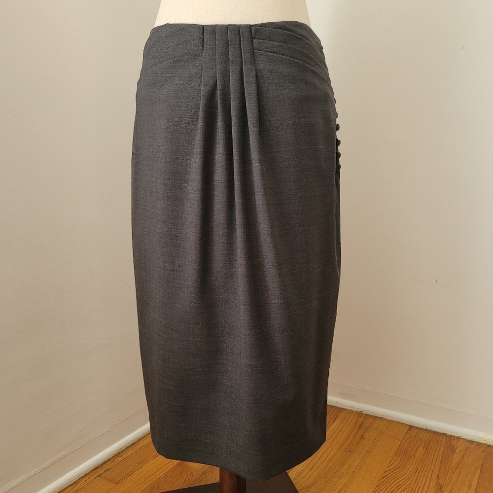 Club Monaco wool skirt pleats US8